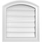 Ekena Millwork Arch Top Surface Mount PVC Gable Vent: Non-Functional, w/2"W x 1-1/2"P Brickmould Frame, 18"W x 18"H GVPAR18X1802SN - alternate 1
